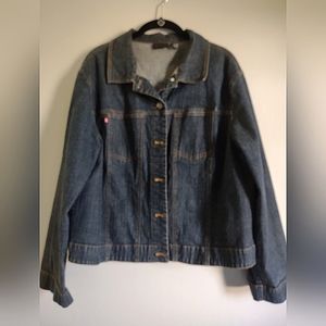 Chico's Cropped Denim Jacket